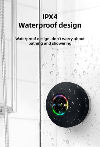 Bluetooth Waterproof Speaker (Get 6 Magnetic Cable Clips for free)