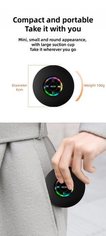 Bluetooth Waterproof Speaker (Get 6 Magnetic Cable Clips for free)