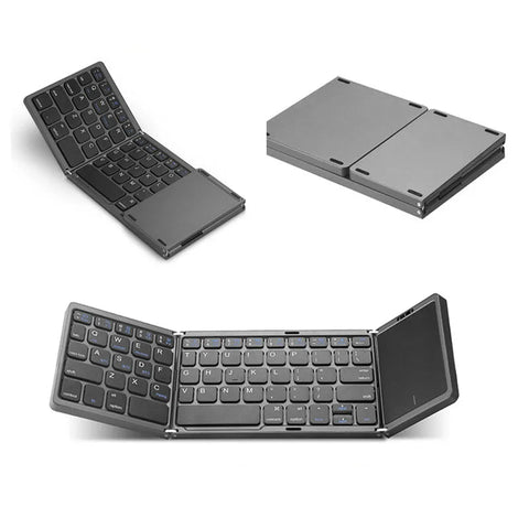 Folding Bluetooth Keyboard with Touchpad