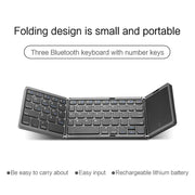 Folding Bluetooth Keyboard with Touchpad