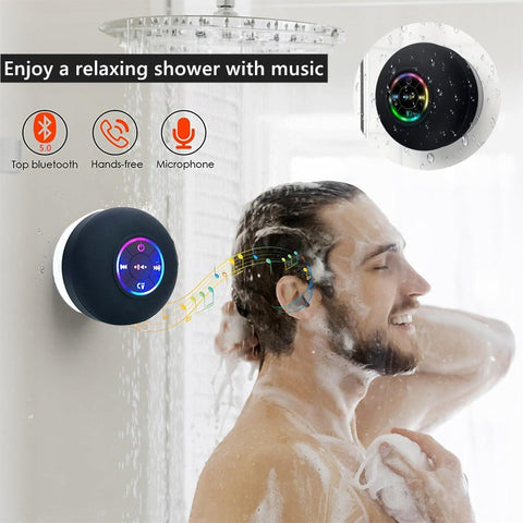 Bluetooth Waterproof Speaker (Get 6 Magnetic Cable Clips for free)